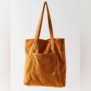 BDG Corduroy Essentials Tote Bag in Bronze